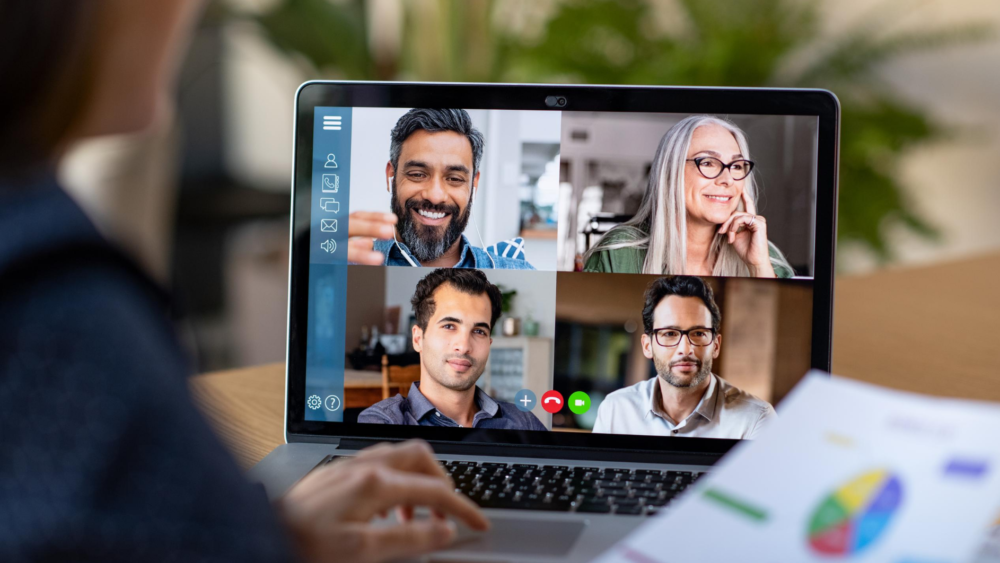 virtual leadership video call
